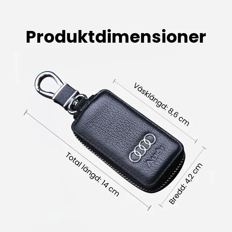 Äkta Läder Bilnyckelhållare