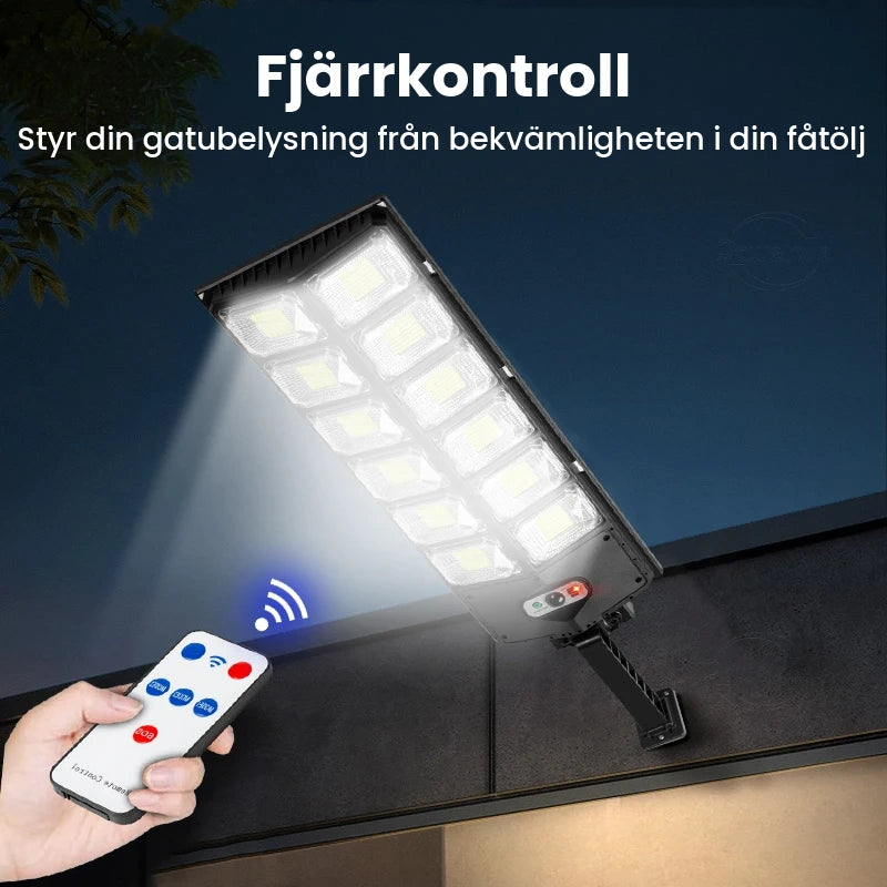 Kraftfull solcellsdriven LED