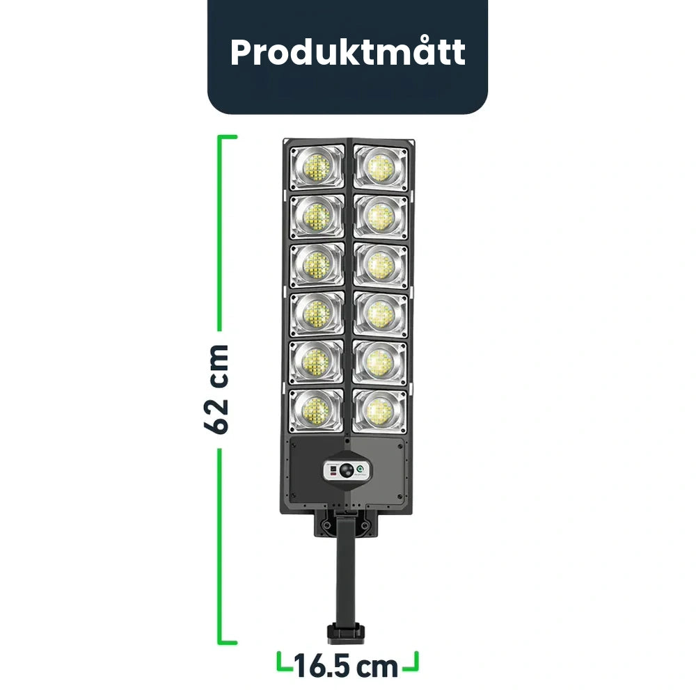 Kraftfull solcellsdriven LED