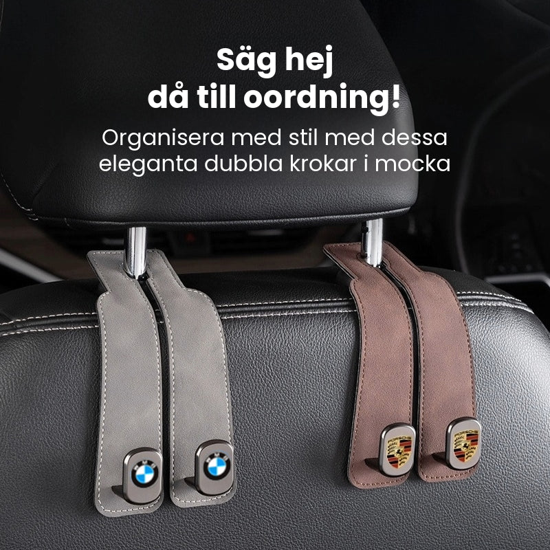 Premium Bilsäteskrok i Mocka
