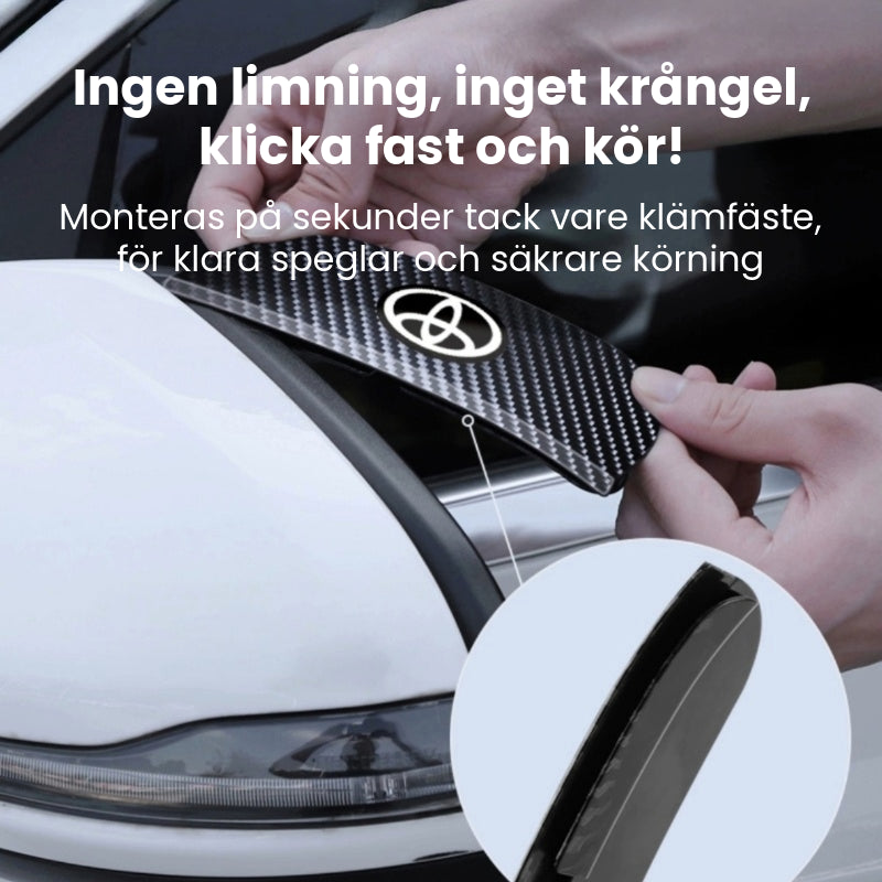 Clip-on Regnskydd för Speglar