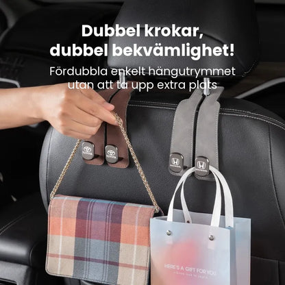 Premium Bilsäteskrok i Mocka
