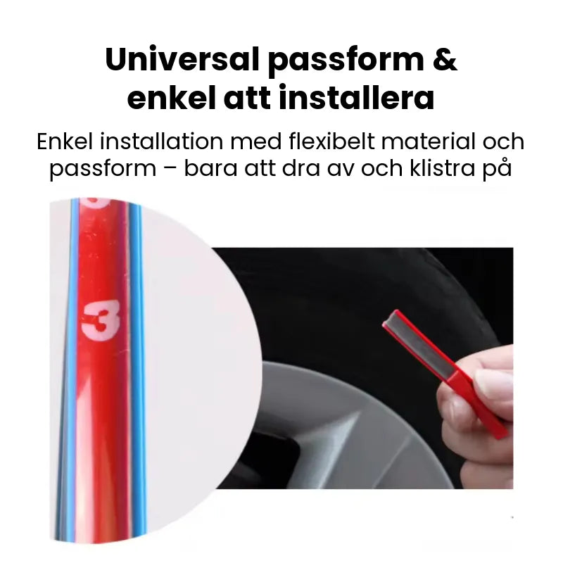 Universell Bilfälgsskyddslist